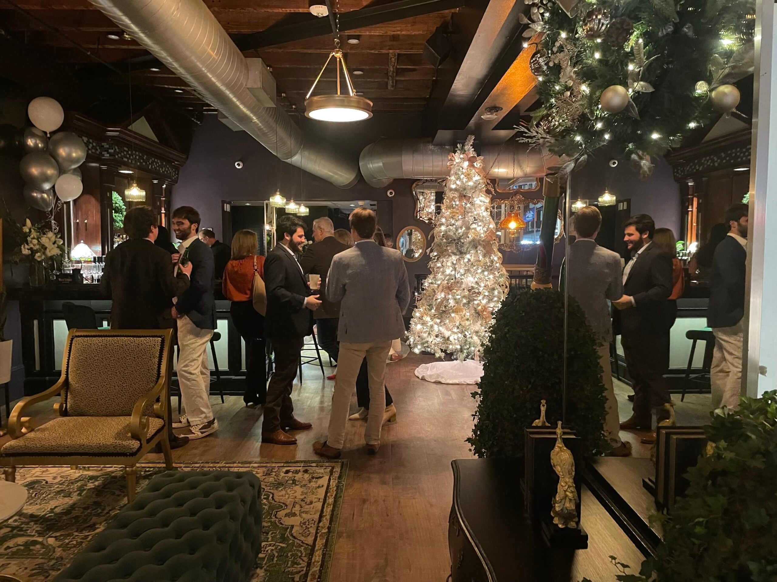 Holiday celebration at Toulouse Terrace New Orleans